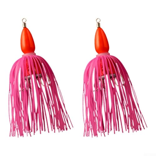 Octopus Haken-Set 2 Stück mit 6 Krallen, perfekt verarbeitet für effektive Meeresfischtechniken (3#) von KHIronHive