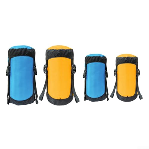 Outdoor Camping Compression Stuff Sack Essential Waterproof Jacket Carrier (L Orange) von KHIronHive