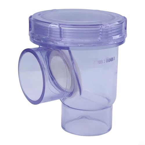 PVC Rückschlagventil 50 mm Rückflussverhinderungsventil für Abflussrohre Abwassersystem Horizontale Vertikale Installation Transparentes Abwassermanagement (B) von KHIronHive