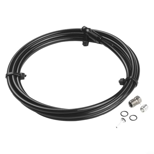 Präzisionsgefertigtes 2 m Bremsleitungs-Set, speziell für verschiedene Modelle der Formel-Serie (schwarz) von KHIronHive