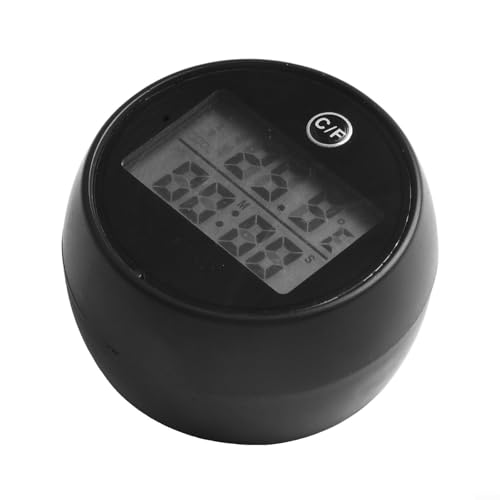 Professionelles Eisbadthermometer mit integriertem Timer und wasserdichten Funktionen für genaue Temperaturmessungen (schwarz) von KHIronHive