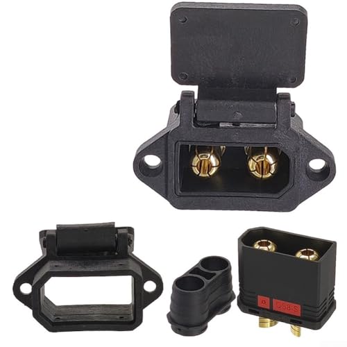 QS8S Hochstrom-Steckverbinder-Set mit funkenfester Technologie, inklusive Stecker und Buchse, Nennspannung 600 V (männlich) von KHIronHive