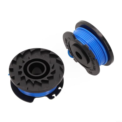 Rasentrimmer-Spule, Ersatz für Rasenmäher, CLGT2410, CLGT2412, CLGT2425S-01, 2,5 mm Schnur, 6 m, 2 Stück, Rasenmäher-Teile, Zubehör, Garten-Elektrogeräte Rasentrimmer-Spule, Ersatz für Rasenmäher, CLGT2410, CLGT2412, CLGT2425S-01, 2,5 mm Schnur, 6 m, 2 Stück, Rasenmäher-Teile, Zubehör, Garten-Elektrogeräte von KHIronHive
