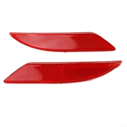 Reflektierendes Licht für Fiesta Heckstoßstange, Reflektorlinse, rot, Sicherheitsverbesserung OEM DK43515L0 / DK43515M0, einfache Installation, wetterfeste Konstruktion (rechts) von KHIronHive