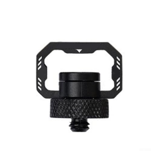 Runder faltbarer Campingtisch mit passenden Hockern, ideal zum Wandern und für den Außenbereich (Eyebolt Screw schwarz) von KHIronHive