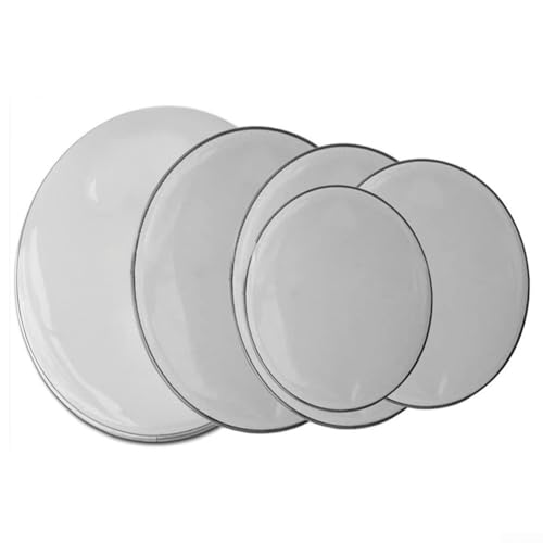 Schallgesteuertes Schlagzeugfell mit 0 188 mm dicker Kappe und Aluminiumrahmen, Eisenkern verbessert die Stabilität, geeignet für leises Üben und verschiedene Schlagzeug-Setups (15,2 cm) von KHIronHive