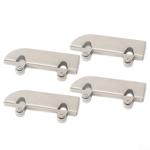 Schlankes Design, Set mit 4 rostfreien Edelstahl-Riemenscheiben, perfekt auf Ihre Bedürfnisse abgestimmt (Eisen + Eisenrad) von KHIronHive