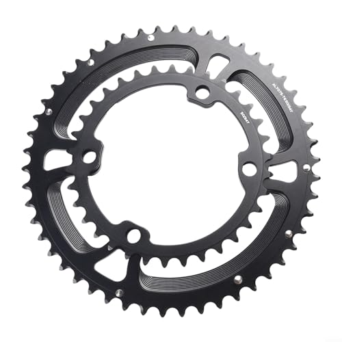 Schlankes und funktionales Doppelring-Setup für Shimano's Premium-Serie, passt perfekt zu FC-Modellen bei 110BCD (50–34T) von KHIronHive
