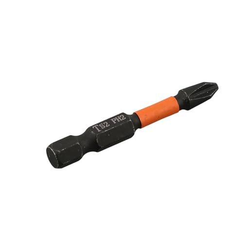 Schraubendreher Bit Magnetischer Legierter Stahl Sechskantschaft 1/4 Zoll Orange Mehrere Größen PH1 PH2 PH3 PHZ1 PZ2 PZ3 Einzelstück für DIY Handwerkzeuge von KHIronHive