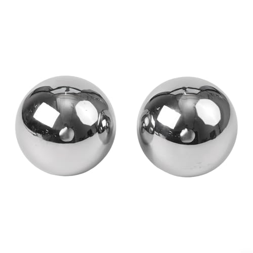 Schwimmende Gartenkugeln aus Edelstahl mit Spiegel-Finish, dekorative Hohlkugeln für Wasserspiele, Teiche, Brunnen, Schüsseln und Rasen-Ornament, Hofkunst (100 mm) von KHIronHive