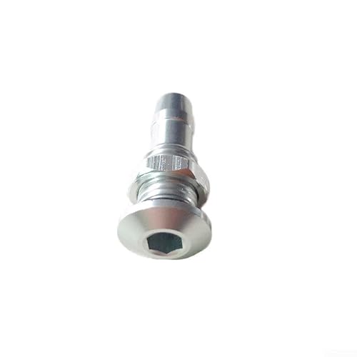 Set mit 2 Aluminium-Legierung, Wassermotor-Kühlung, Auslaufdüsen, wasserdichte Unterlegscheibe, M6 M8 Gewinde, 20 mm, 25 mm Gelenk für RC-Modellboote, elektrische Methanol-Marine-Anwendungen (M6 von KHIronHive