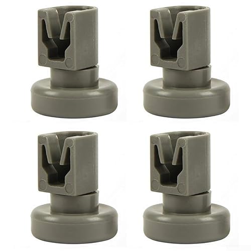Set mit 4 oberen Korbrollen, entworfen für Geschirrspüler, passend für Zanussi und Modelle von KHIronHive