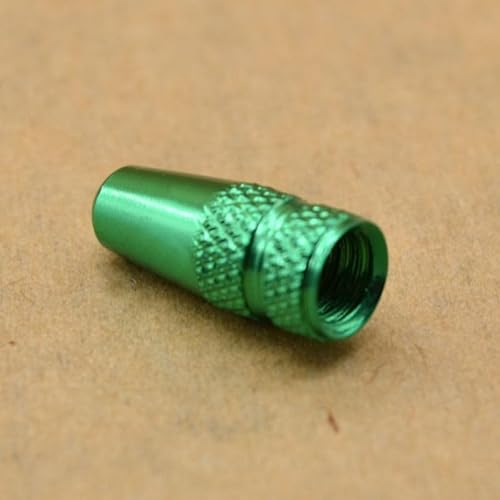 Set mit 5 Fahrradventilen für Presta-Ventilschaft zum Schutz der Fahrradfelge vor Staub und Schmutz (grün) von KHIronHive