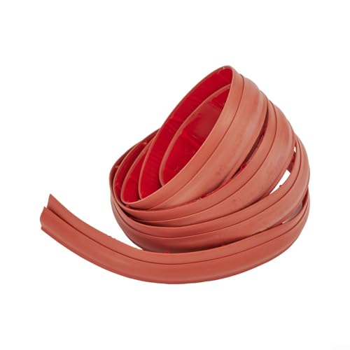 Sicherer rutschfester Teppichkantenstreifen für reibungslosen Übergang zwischen Teppich und anderen Böden (2 m braun) von KHIronHive