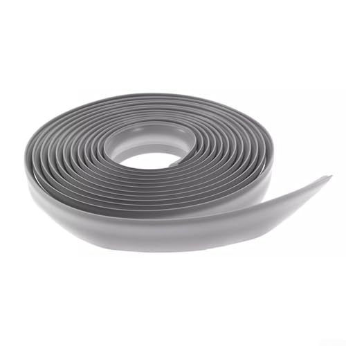 Sicherer rutschfester Teppichkantenstreifen für reibungslosen Übergang zwischen Teppich und anderen Böden (2 m grau) von KHIronHive