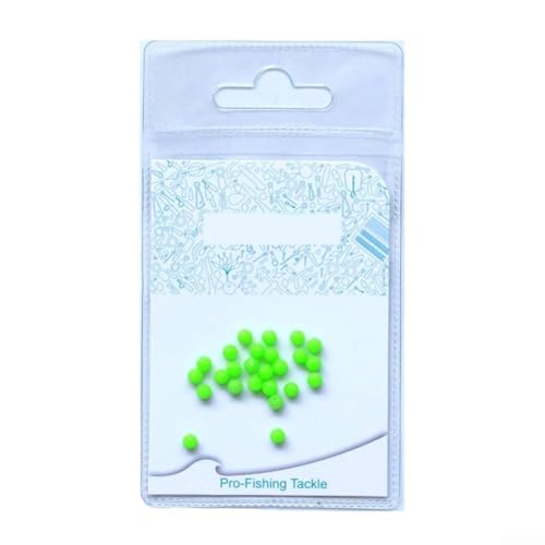 Silikon-Angelköderperlen, 45 Stück, 568 mm, Leuchtstreifen für verbessertes Haken, 20/25/50/100/200 Stück (4 mm25 Stück) von KHIronHive