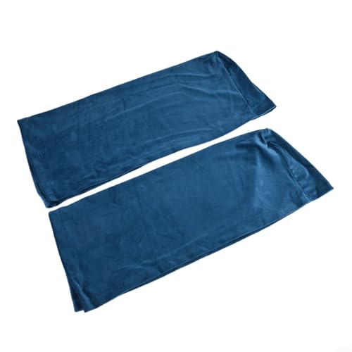 Sofa-Armlehnenbezüge, rutschfest, mit hochelastischem kariertem Stoff, Möbelschoner für Zuhause, Büro, Hotel, Hochzeit, Partys (Pfauenblau) von KHIronHive