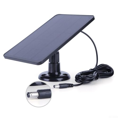 Solar-Power-Panel, 4 W, für Blink-Kamera, für den Außenbereich, mit 9 x 25,6 m langem Kabel, kontinuierliche Energie für Fernüberwachung (DC schwarz) von KHIronHive