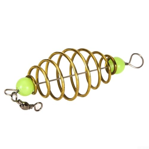 Spring Feeder Karpfenangeln 20 Stück Inline-Köderkäfig Edelstahl Köderhalter für kontrollierte Köderstreuung Spring Feeder Karpfenangeln 20 Stück Inline-Köderkäfig Edelstahl Köderhalter für kontrollierte Köderstreuung von KHIronHive