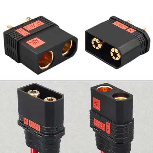 Stecker und Buchse QS8S Batterieanschluss für Elektrowerkzeuge, antistatisches Design für lange Lebensdauer (B) von KHIronHive