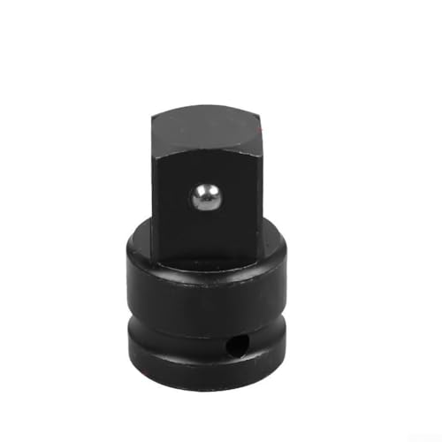 Stecknuss-Adapter 1 Stück, 1/2 auf 3/8, 3/8 auf 1/4, Chromstahl geschmiedet mit Chrom-Vanadium-Legierung für Automobil-Garagen-Steckdose (A) von KHIronHive