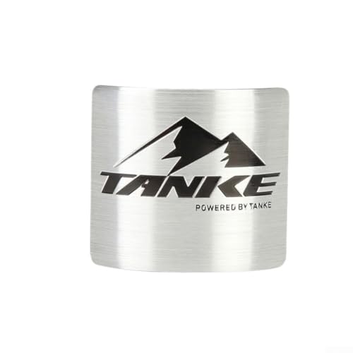 TANKE Aluminium-Klapp-Aufkleber für Fahrradkopf, verstellbares Design, transparente Schutzfolie, 35 x 33 mm, leicht, 2 g, sichere Haftung für MTB, Rennrad, Gabel TANKE Aluminium-Klapp-Aufkleber für Fahrradkopf, verstellbares Design, transparente Schutzfolie, 35 x 33 mm, leicht, 2 g, sichere Haftung für MTB, Rennrad, Gabel von KHIronHive