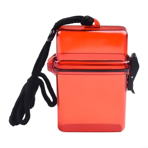 Versiegelte wasserdichte Schutzhülle mit Umhängeband für Kajakfahren, Schwimmen, Rafting, Tauchen, Wassersport, Outdoor-Aktivitäten, Kunststoff, trockene Aufbewahrungsbox für kleine Gegenstände von KHIronHive