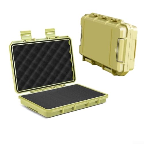 Wasserdichter Werkzeugkasten mit luftdichter Dichtung und stoßfester Schwammpolsterung, entworfen für robuste Hardware und Ausrüstung (gelb) von KHIronHive