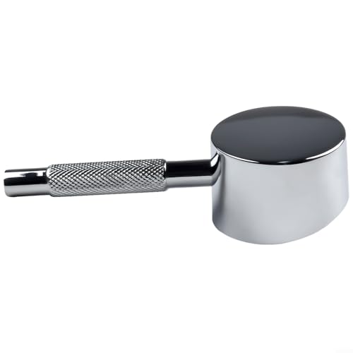 Wasserhahn-Griff aus Zinklegierung, verchromt, ergonomischer Wasserhahngriff für Badezimmer, Waschbecken, Waschbecken oder Toilette, einfache Installation und direkte Passform für beschädigte oder Wasserhahn-Griff aus Zinklegierung, verchromt, ergonomischer Wasserhahngriff für Badezimmer, Waschbecken, Waschbecken oder Toilette, einfache Installation und direkte Passform für beschädigte oder von KHIronHive