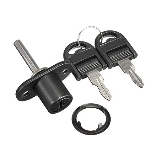KHJK 19mm Cam Lock for Büro-Computer-Schreibtisch-Kabinett-Fach Schrank Locker 2 Schlüssel 180-Grad-Zink-Legierung Sinnvoll KHJK 19mm Cam Lock for Büro-Computer-Schreibtisch-Kabinett-Fach Schrank Locker 2 Schlüssel 180-Grad-Zink-Legierung Sinnvoll von KHJK