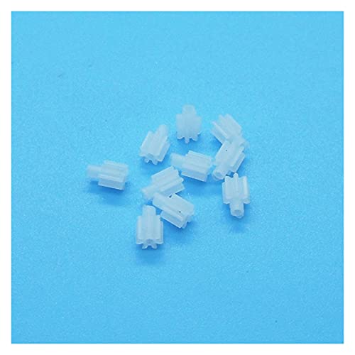 KHJK CHFENG-GG. 70.8A 0,3 m Getriebe 7 Zähne 0,75mm Ritzelantrieb Kleines Kunststofflenkgetriebe Modell Zubehör (Hole Diameter : 0.8mm Tight, Number of Teeth : 7 Teeth) von KHJK