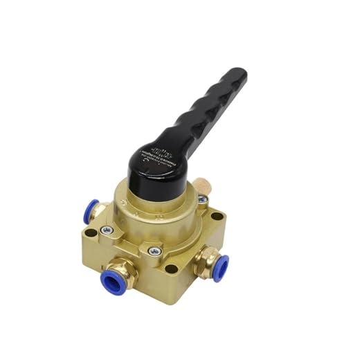 KHJZYFOLE Pneumatischer Schalter DREI-Positionen-Vier-Wege-Handventil HV-02/HV200-02/HV200D/HV200B Handventildämpfer(HV400-04) von KHJZYFOLE