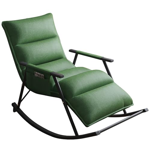 KHLMSRXJ Schaukelstuhl Outdoor-Schaukelstuhl Übergroßer Schaukelstuhl mit Stahlrahmen, gepolstertes Kissen, bequemer Schaukelstuhl für den Garten, Campingstühle für Terrasse, Garten, Balkon KHLMSRXJ Schaukelstuhl Outdoor-Schaukelstuhl Übergroßer Schaukelstuhl mit Stahlrahmen, gepolstertes Kissen, bequemer Schaukelstuhl für den Garten, Campingstühle für Terrasse, Garten, Balkon von KHLMSRXJ