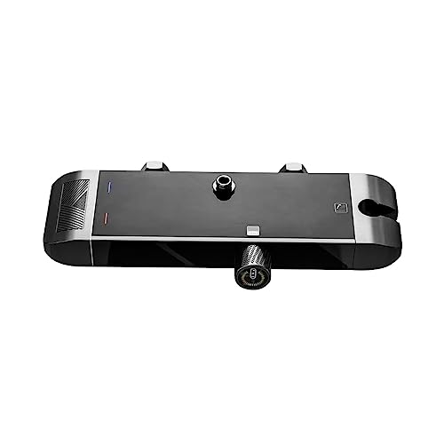 KHLMSRXJ Thermostatisches Duschmischer-Set, digitales Dusch, intelligente Badezimmer-Temperaturanzeige, Duscharmatur-Set, Regenfall-Badezimmermischer, Bidet-Duschset (Grauer Duschhahn von KHLMSRXJ