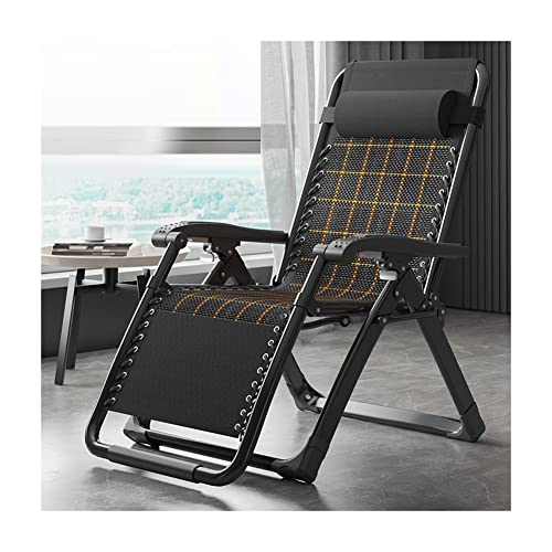 KHLMSRXJ Verstellbarer Zero Gravity Lounge Chair Recliners Klappbarer Terrassen-Loungesessel mit abnehmbarem Kissen für den Innen- und Außenbereich, Garten, Pool, Camping, Hof, Strand, Stah KHLMSRXJ Verstellbarer Zero Gravity Lounge Chair Recliners Klappbarer Terrassen-Loungesessel mit abnehmbarem Kissen für den Innen- und Außenbereich, Garten, Pool, Camping, Hof, Strand, Stah von KHLMSRXJ