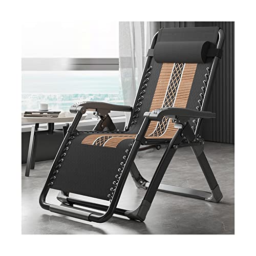 KHLMSRXJ Verstellbarer Zero Gravity Lounge Chair Recliners Klappbarer Terrassen-Loungesessel mit abnehmbarem Kissen für den Innen- und Außenbereich, Garten, Pool, Camping, Hof, Strand, Stah KHLMSRXJ Verstellbarer Zero Gravity Lounge Chair Recliners Klappbarer Terrassen-Loungesessel mit abnehmbarem Kissen für den Innen- und Außenbereich, Garten, Pool, Camping, Hof, Strand, Stah von KHLMSRXJ