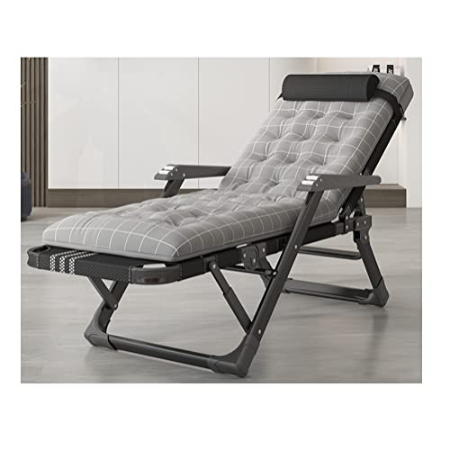 KHLMSRXJ Zero Gravity Chair Klappbarer, tragbarer Liegestuhl für den Garten, Terrassenliege, Lounge-Chaiselongue, verstellbar mit Kopfstütze und Massagearmlehne für den Innen- und Außenbere KHLMSRXJ Zero Gravity Chair Klappbarer, tragbarer Liegestuhl für den Garten, Terrassenliege, Lounge-Chaiselongue, verstellbar mit Kopfstütze und Massagearmlehne für den Innen- und Außenbere von KHLMSRXJ