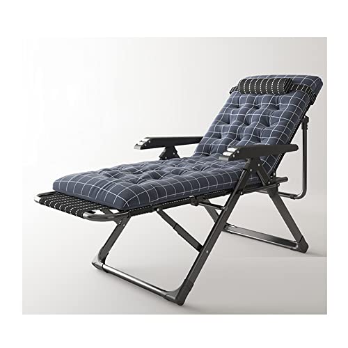 KHLMSRXJ Zero Gravity Gartenstuhl, Loungesessel, Verstellbarer Liegestuhl mit Kissen und Massagearmlehne, Outdoor-Campingbett für den Pool, Hinterhof, Strand, Unterstützung 150 kg, Stahlrah KHLMSRXJ Zero Gravity Gartenstuhl, Loungesessel, Verstellbarer Liegestuhl mit Kissen und Massagearmlehne, Outdoor-Campingbett für den Pool, Hinterhof, Strand, Unterstützung 150 kg, Stahlrah von KHLMSRXJ