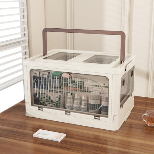 KHNR Medicine Storage Box with Handle, Large First aid Box with Removable Tray and lid, Medication Organizer with 5 Open Doors, Multi-Purpose Plastic Medicine Chest von KHNR