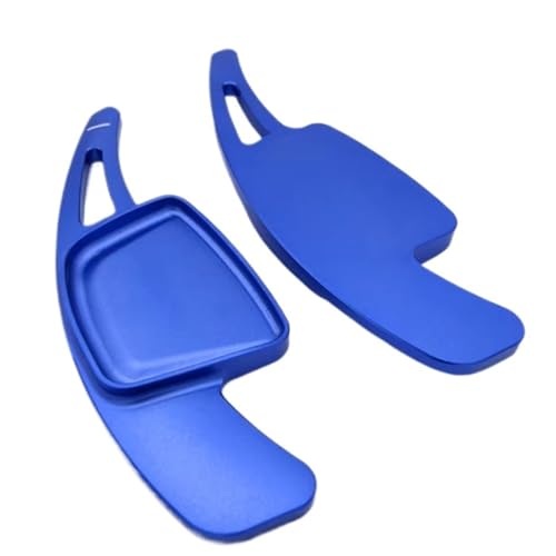KHOFVSXWD Kompatibel mit A3 8Y A4 S4 S5 A6 S6 C8 A7 A8 D5 Avant für Quattro 2020 Auto-Lenkrad-Paddelschalthebelverlängerung, Schaltwippen (blau) von KHOFVSXWD