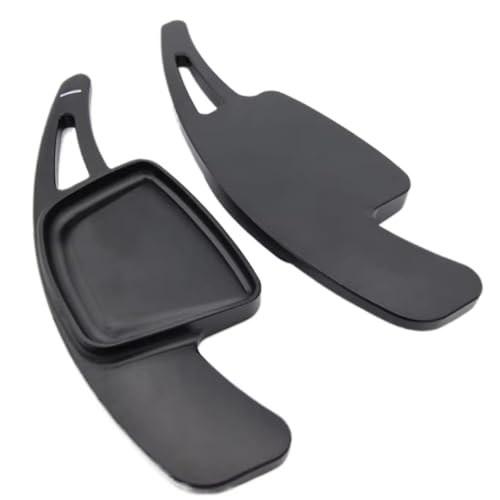 KHOFVSXWD Kompatibel mit A3 8Y A4 S4 S5 A6 S6 C8 A7 A8 D5 Avant für Quattro 2020 Auto-Lenkrad-Paddelschalthebelverlängerung Auto Paddel Shift Extender Gear Shift Paddles (schwarz) von KHOFVSXWD