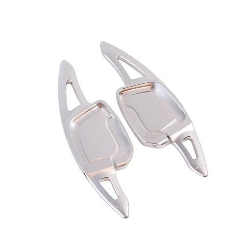 KHOFVSXWD Kompatibel mit A7 A6 C8 2019 2020 2021 2022 2023 für A3 8Y 2021 2022 2023 Lenkrad-Paddel-Verlängerung (Silber) von KHOFVSXWD