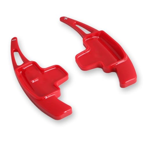 KHOFVSXWD Kompatibel mit Benz für B-Klasse W246 2012 2013 2014 für E-Klasse W212 W213 2014 2015 Auto-Lenkrad-Paddelschalthebel Verlängerung Schalthebel Schaltwippen (rot) von KHOFVSXWD