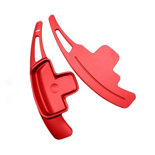 KHOFVSXWD Kompatibel mit Benz für W212 S212 C207 A207 X164 W221 R171 W251 W164 Mb W204 X204 R230 Auto Lenkrad Schaltwippen Verlängerung Schaltpaddel (rot) von KHOFVSXWD