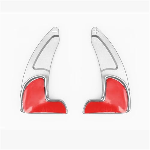 KHOFVSXWD Kompatibel mit Jeep für Cherokee Kl für Grand Cherokee Wk Laredo für Limited Overland 2015 Auto-Lenkrad-Schalthebel-Verlängerung (Silber) von KHOFVSXWD