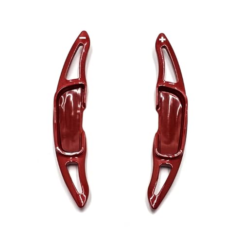 KHOFVSXWD Kompatibel mit Mazda 6 für Atenza 3 für Axela 2014 2015 2016 2017 2018 2019 Paddelschalthebelverlängerung Lenkrad Schalthebelverlängerung (Perlrot) von KHOFVSXWD