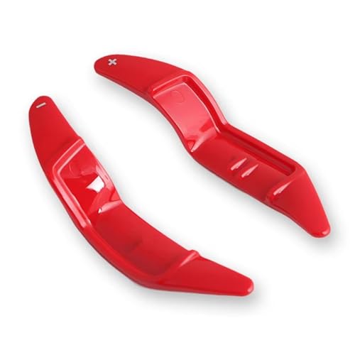 KHOFVSXWD Kompatibel mit Mini Cooper Schrägheck R56 2007–2013 für Coupe R58 2011–2015 Paddelschalthebelverlängerung Auto Lenkrad Paddel Schalthebel Schaltwippen (rot) von KHOFVSXWD
