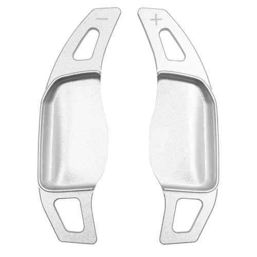 KHOFVSXWD Kompatibel mit Peugeot für 408 Phev 308 III Sw GT für Hybrid 2022 2023 2024 2025 Paddelschalthebel Auto Lenkrad Schaltwippen Verlängerung Schaltpaddel (Silber) von KHOFVSXWD