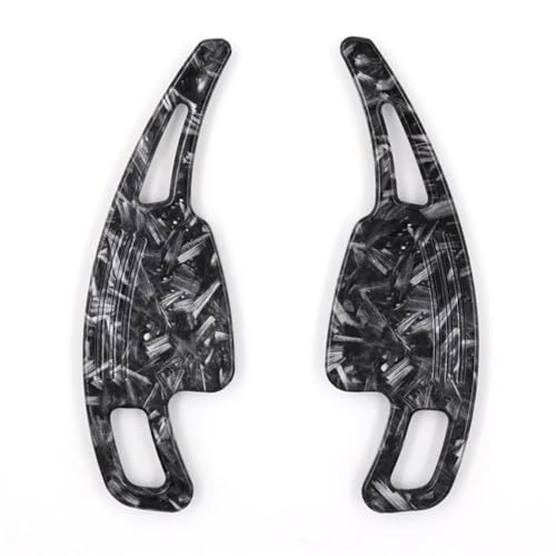 KHOFVSXWD Kompatibel mit Q5 A5 2018–2021 für Q3 2019–2021, Sq7, S3, A3 2017–2020, Auto-Schaltwippen, Sportlenkrad, Schaltwippen (geschmiedete Carbon-Optik) von KHOFVSXWD