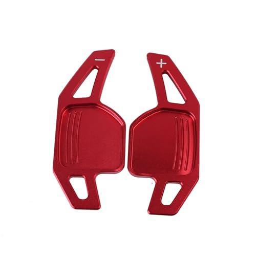 KHOFVSXWD Kompatibel mit Q7 4L 2006–2011 für A5 S5 RS5 8T 8F 2007–2011 Schalthebel Auto Schaltpaddel Auto Lenkrad Schaltwippen Verlängerung Schaltpaddel (rot) von KHOFVSXWD